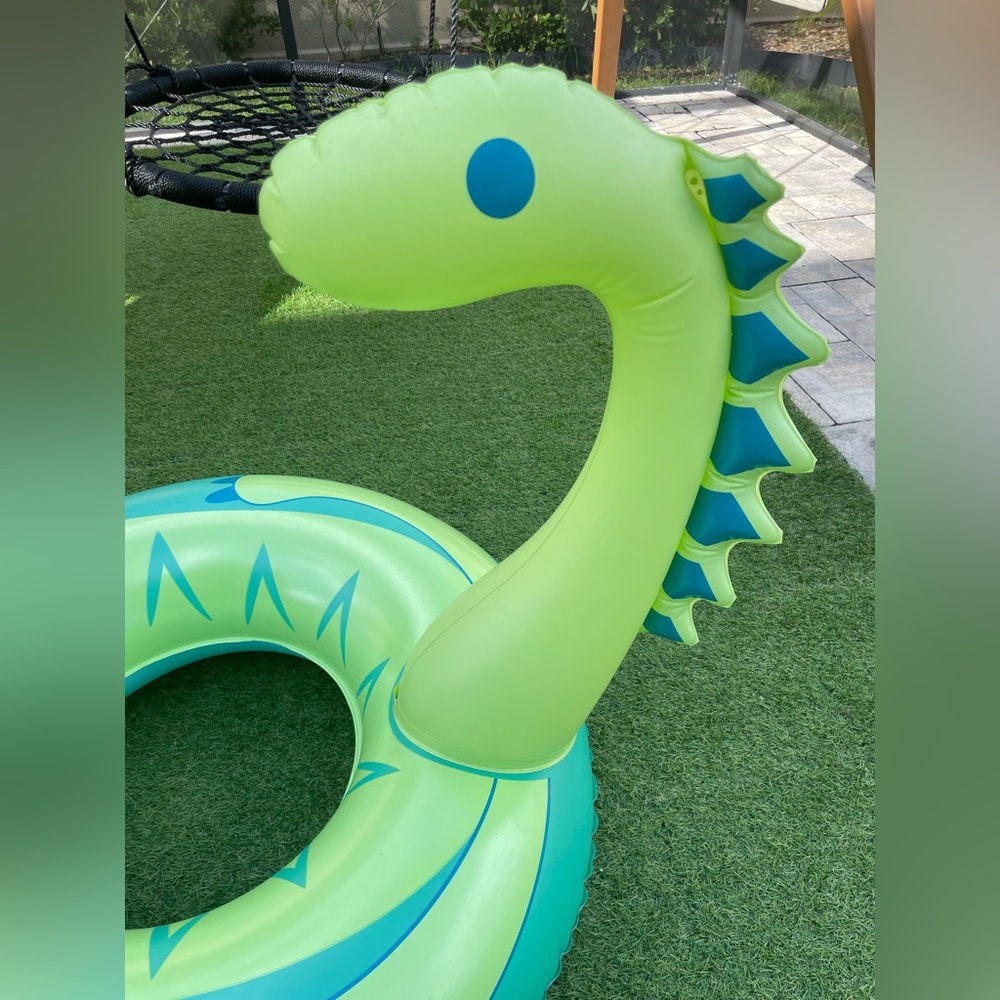 Sun Squad Inflatable Dinosaur Pool Float - Picture 3 of 6